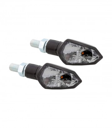 Intermitentes LED Highsider Shield-TS Negro con Cristal Ahumado