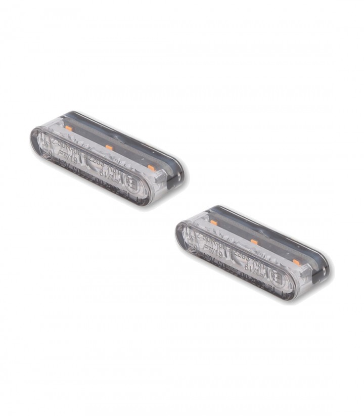 Intermitentes LED Highsider Sonic-X2 Cromado con Cristal Translúcido