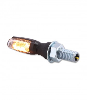 Intermitentes LED Highsider Spark Negro con Cristal Transparente