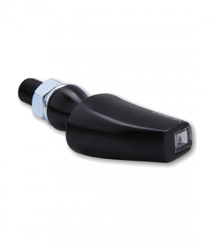 Intermitentes LED Highsider Stealth-X Flight Negro con Cristal Ahumado