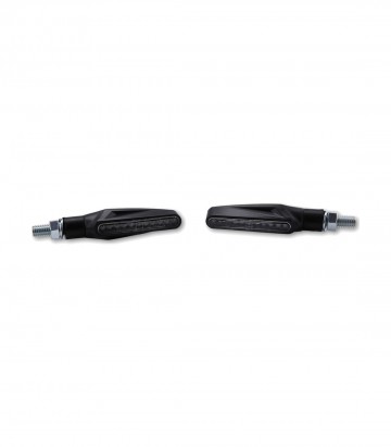 Intermitentes LED Highsider Stix Negro con Cristal Transparente