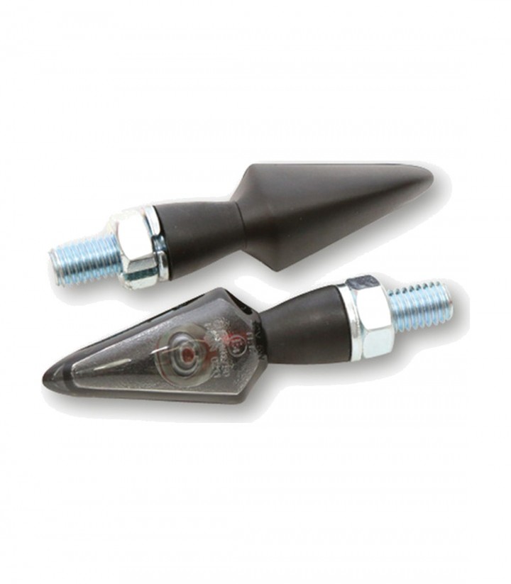 Intermitentes LED Highsider Stream Negro con Cristal Ahumado