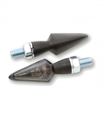 Intermitentes LED Highsider Stream Negro con Cristal Ahumado
