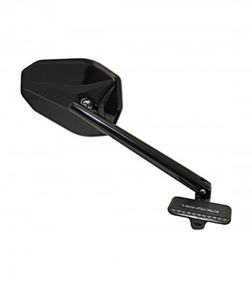 Intermitentes LED Highsider Stripe Negro con Cristal Transparente