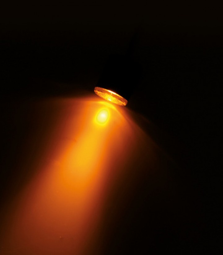 Highsider LED Turn Signals Ton Module Black with Smoked Lens