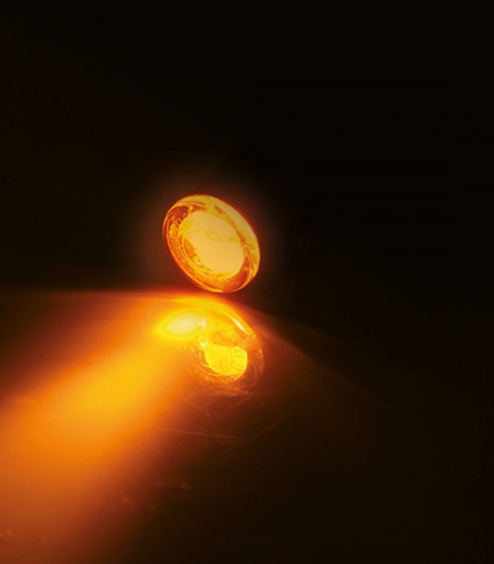 Highsider LED Turn Signals Ton Module Black with Smoked Lens
