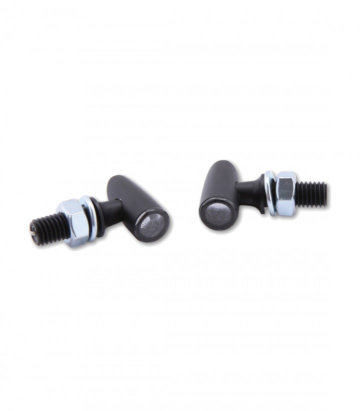 Intermitentes LED Highsider Ton One Negro con Cristal Ahumado