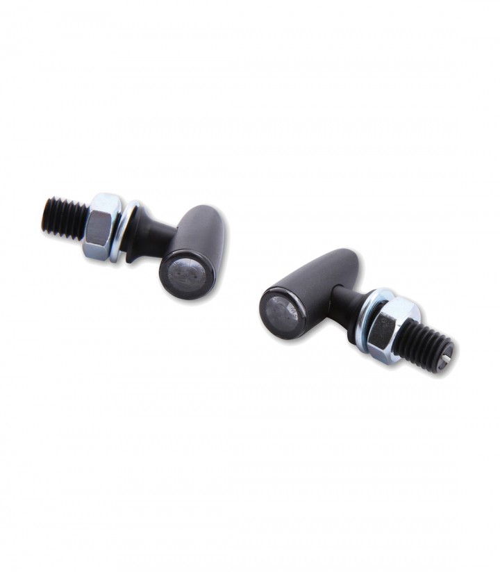 Intermitentes LED Highsider Ton One Negro con Cristal Ahumado