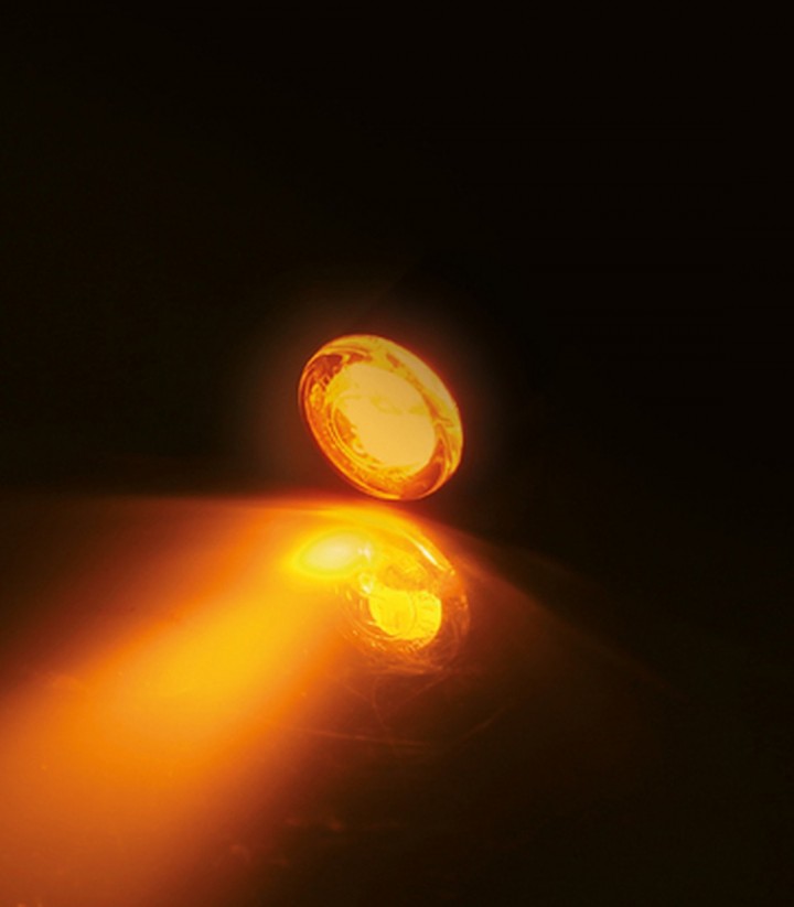 Intermitentes LED Highsider Ton One Negro con Cristal Ahumado