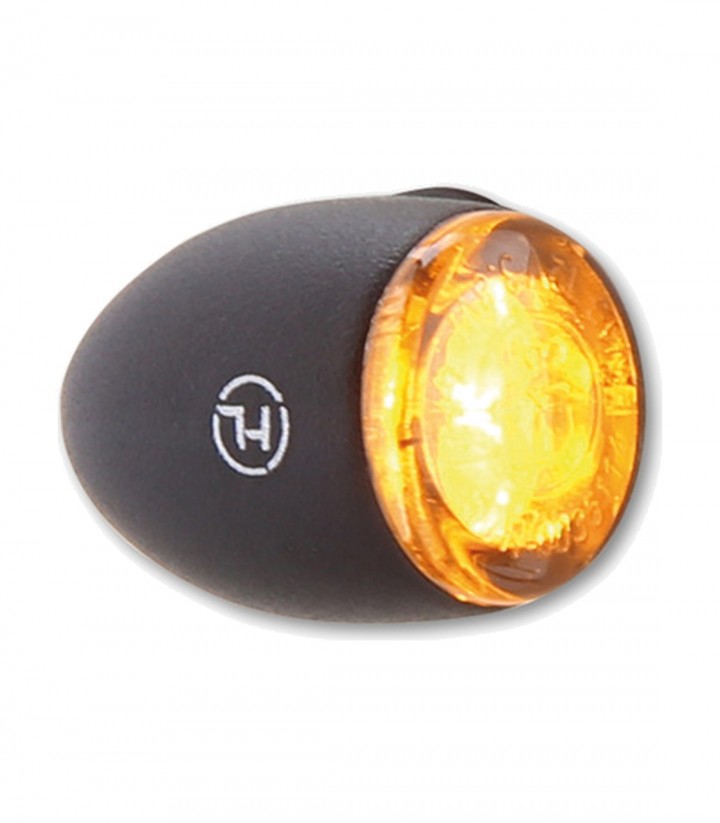 Intermitentes LED Highsider Ton Two Negro con Cristal Ahumado