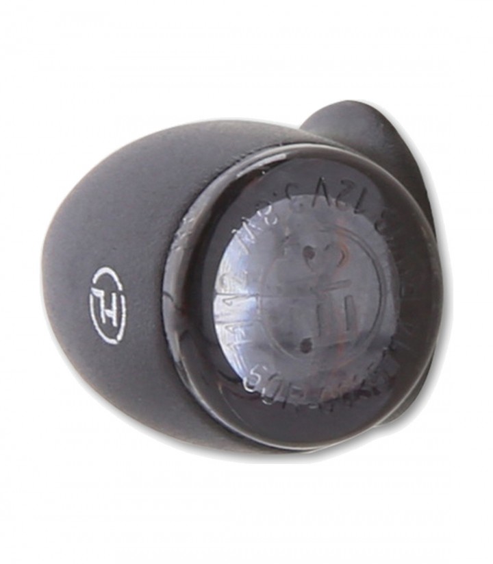 Intermitentes LED Highsider Ton Two Negro con Cristal Ahumado