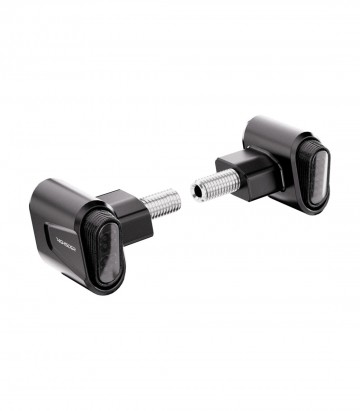 Intermitentes LED Highsider Victory-Ultra 1en1 Negro Mate con Cristal Ahumado