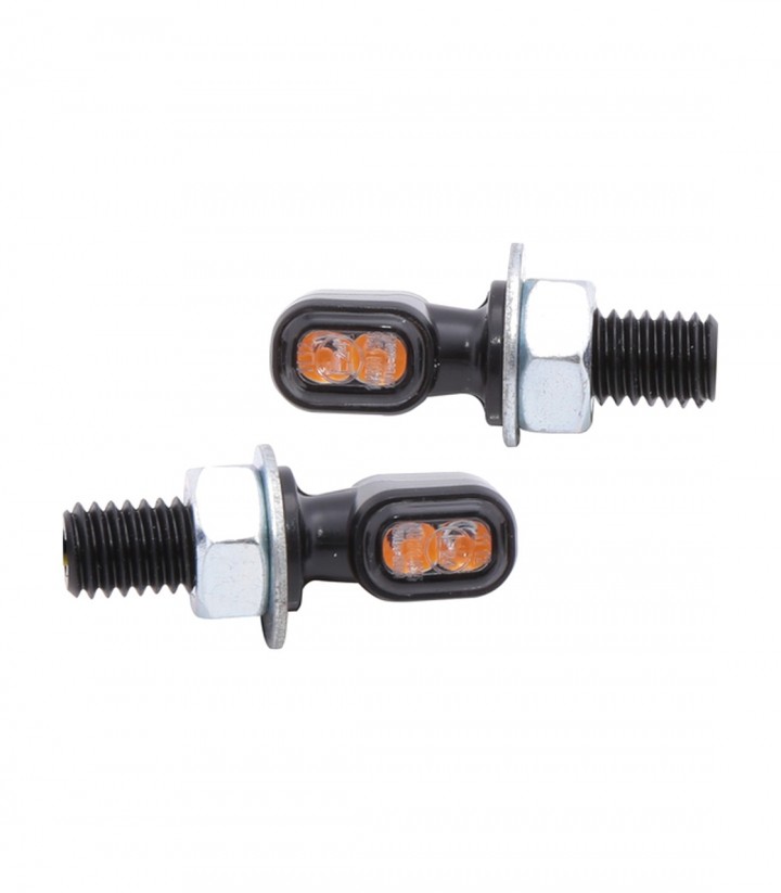 Intermitentes LED Highsider Vision-TS Negro con Cristal Ahumado