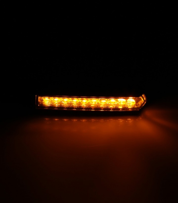 Highsider Sequential LED Turn Signals Run-TS Black with Smoked Lens