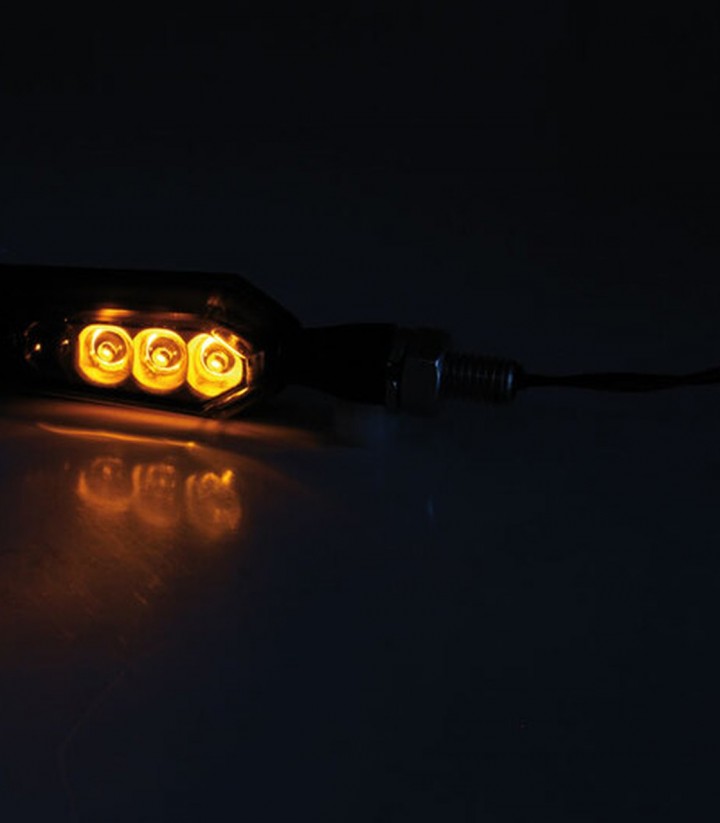Highsider Sequential LED Turn Signals Sora Black with Smoked Lens