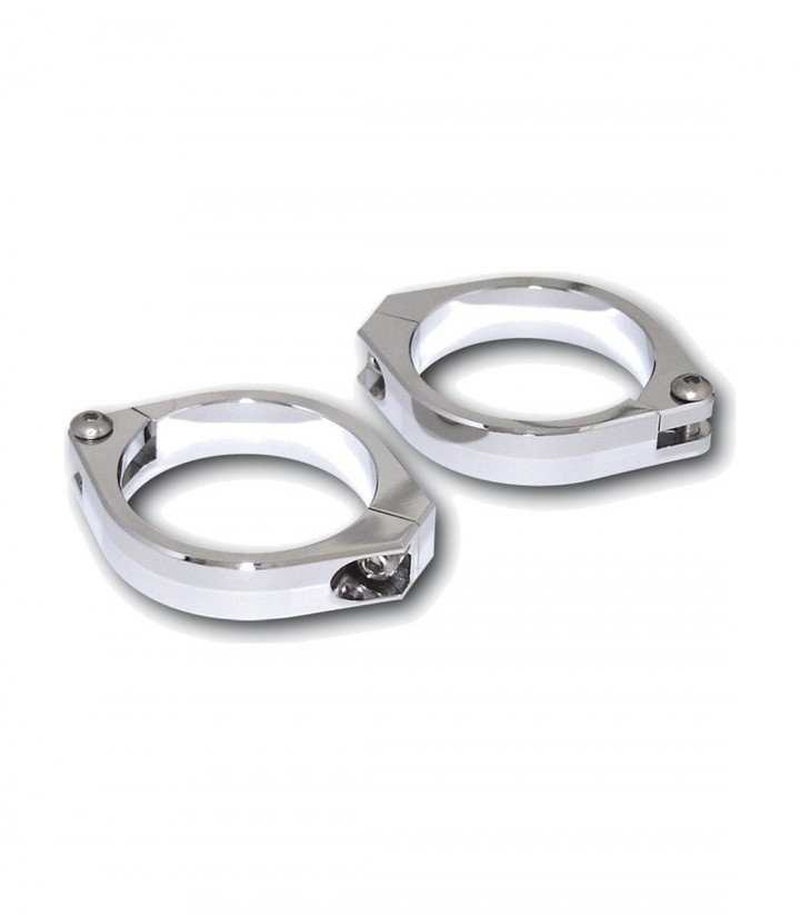 Highsider Gabelschellen 47+49+50+52+54 mm in Chrom