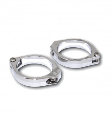 Abrazaderas para Horquilla Highsider 47+49+50+52+54 mm en Cromado