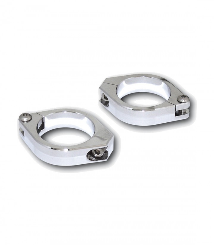Highsider Gabelschellen Aluminium 38-41 mm in Chrom