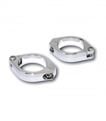 Abrazaderas para Horquilla Highsider Aluminio 38-41 mm en Cromado