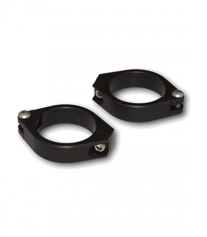 Highsider Fork Clamps Aluminium 42-43 mm in Black