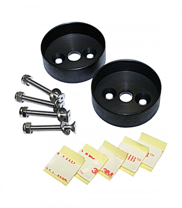 Highsider Aluminium Housings for Colorado LED Turn Signal in Black