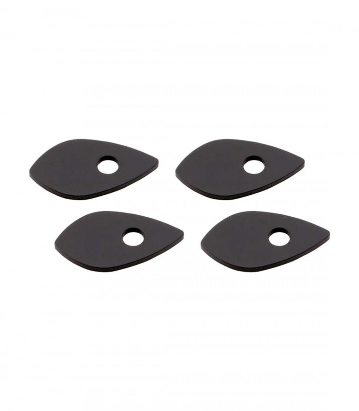 Placas de Montaje para Intermitentes Highsider Indy Spacer en Negro