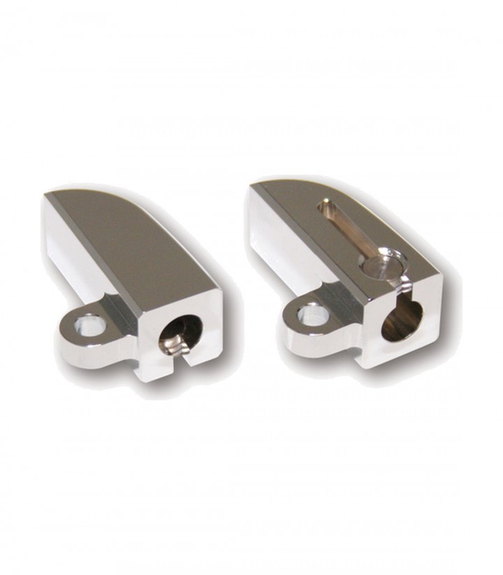 Soportes de Intermitente Highsider en Cromado