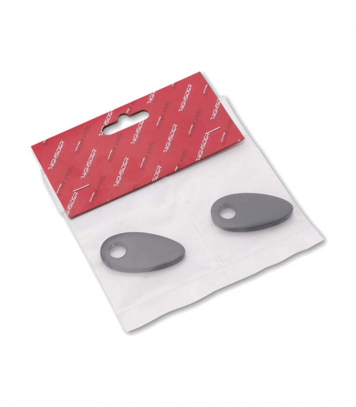 Tapa Espaciadora para Intermitentes Highsider Indy Spacer en Negro