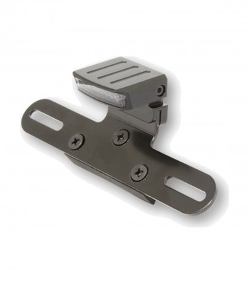 Piloto LED con Soporte de Matrícula Highsider Move Type 2 Negro con Cristal Ahumado