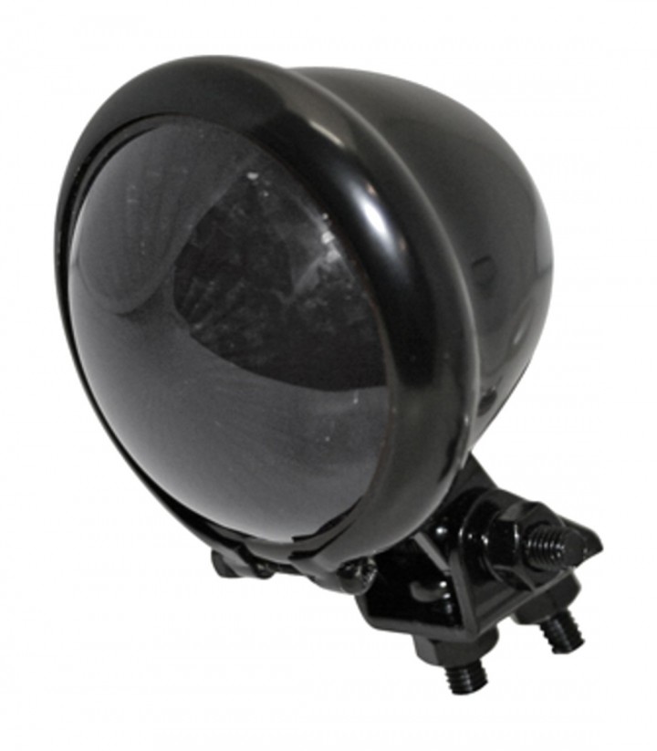 Piloto Trasero LED Highsider Bates Style Negro con Cristal Ahumado
