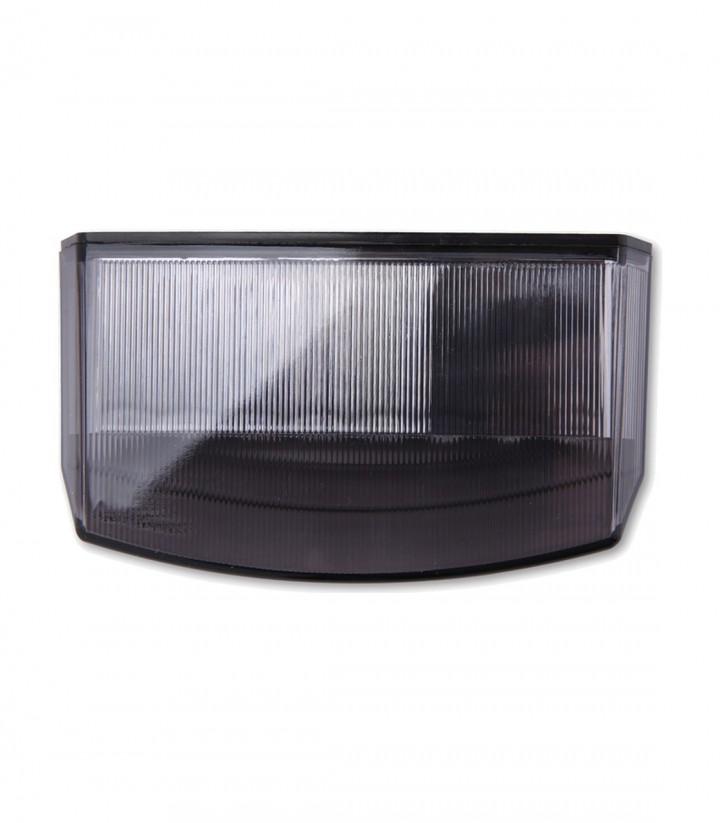 Piloto Trasero LED Highsider Boston Negro con Cristal Ahumado