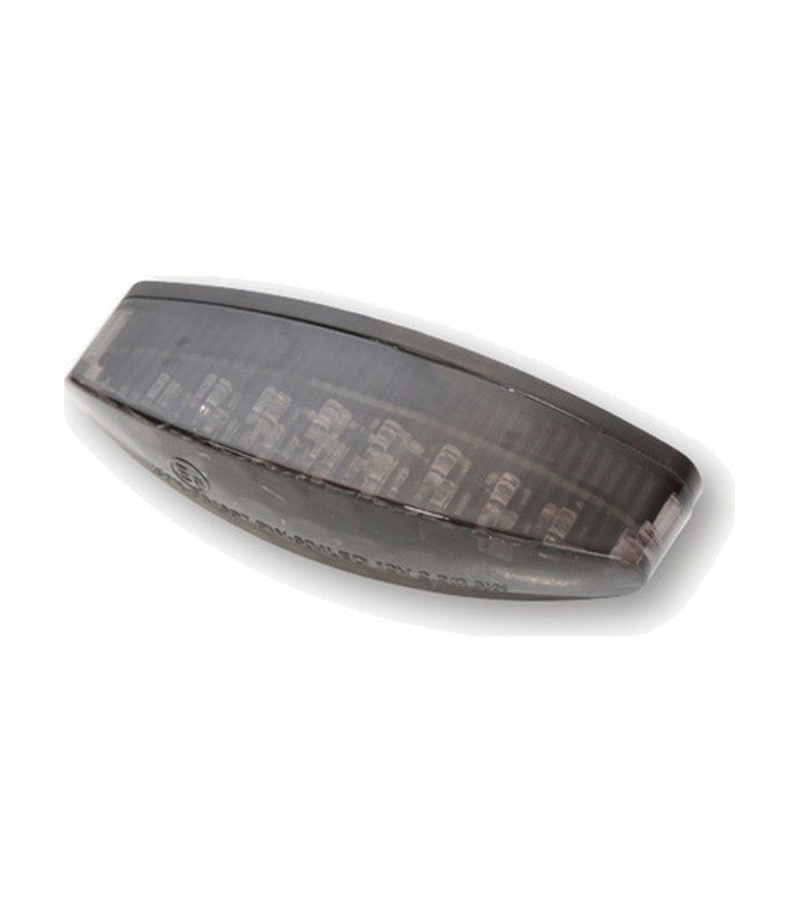 Highsider LED Tail Light Little Number1 with License Plate Light Black with Smoked Lens