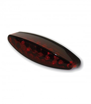 Highsider LED Tail Light Little Number1 with License Plate Light Black with Red Lens