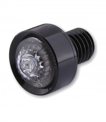 Piloto Trasero LED Highsider Mono Negro con Cristal Translúcido
