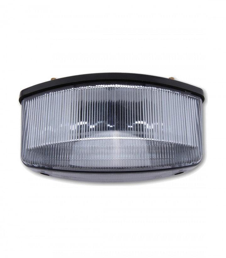 Piloto Trasero LED Highsider Monster Negro con Cristal Ahumado