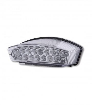 Piloto Trasero LED Highsider Monster Negro con Cristal Transparente