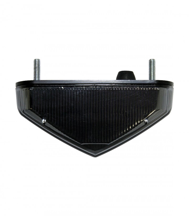 Piloto Trasero LED Highsider Negro con Cristal Ahumado