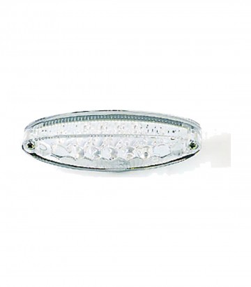LED-Rücklicht Highsider Number1 ohne Kennzeichenbeleuchtung mit klarem Glas