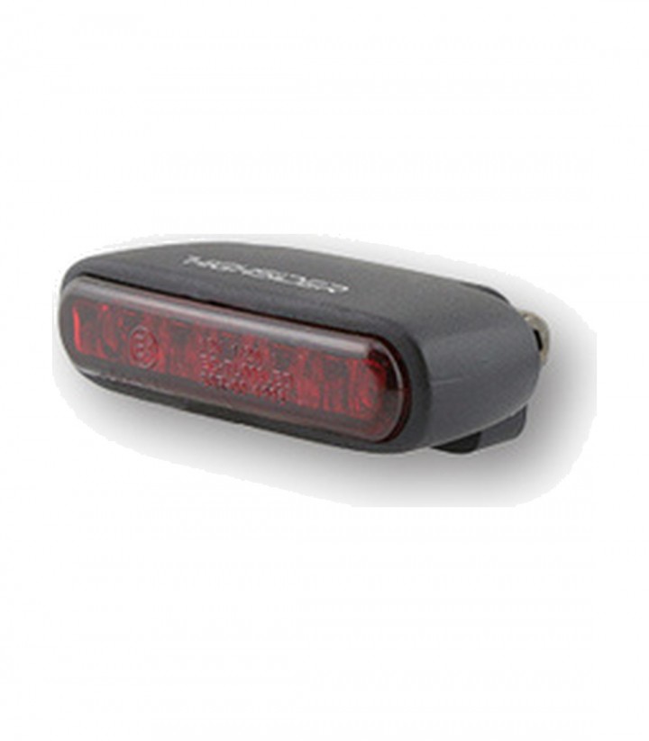 Highsider LED Tail Light Organic Black with Red Lens