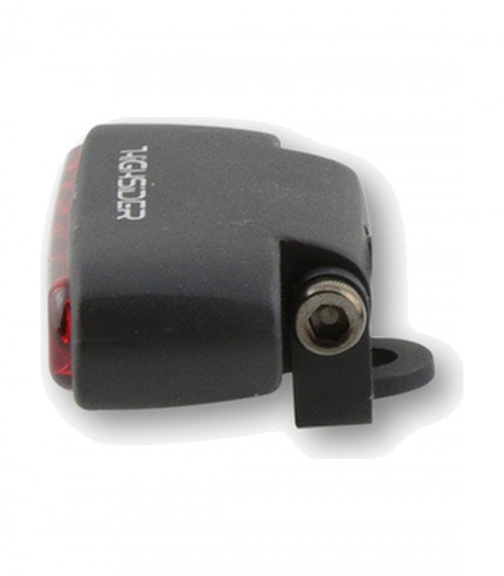 Highsider LED Tail Light Organic Black with Red Lens