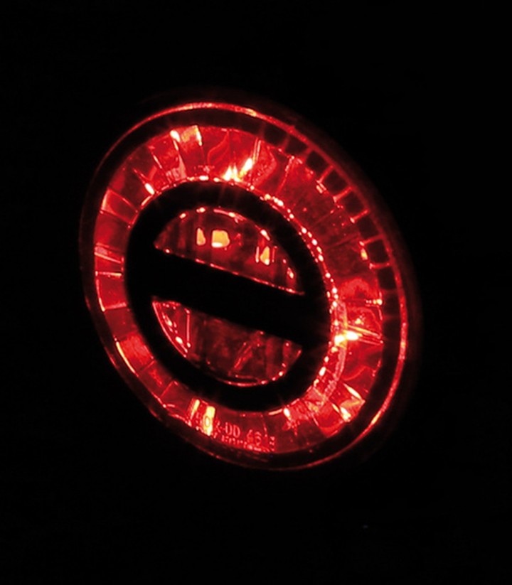 Highsider LED Tail Light Rocket Classic Black with Smoked Lens