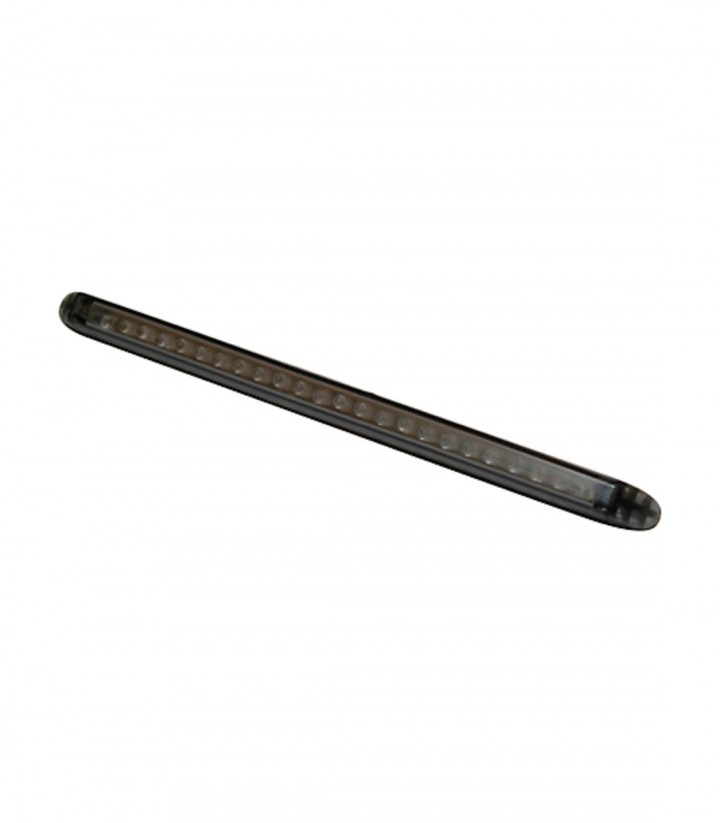 Piloto Trasero LED Highsider String Negro con Cristal Ahumado