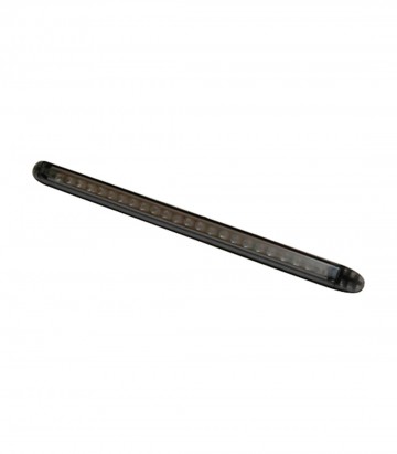 Piloto Trasero LED Highsider String Negro con Cristal Ahumado