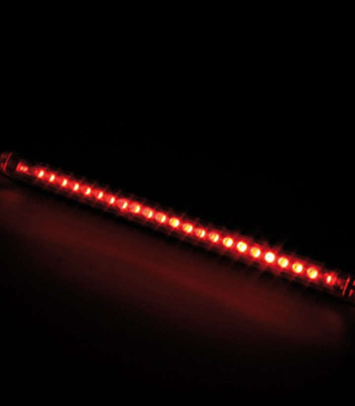 Highsider LED Tail Light String Black with Red Lens