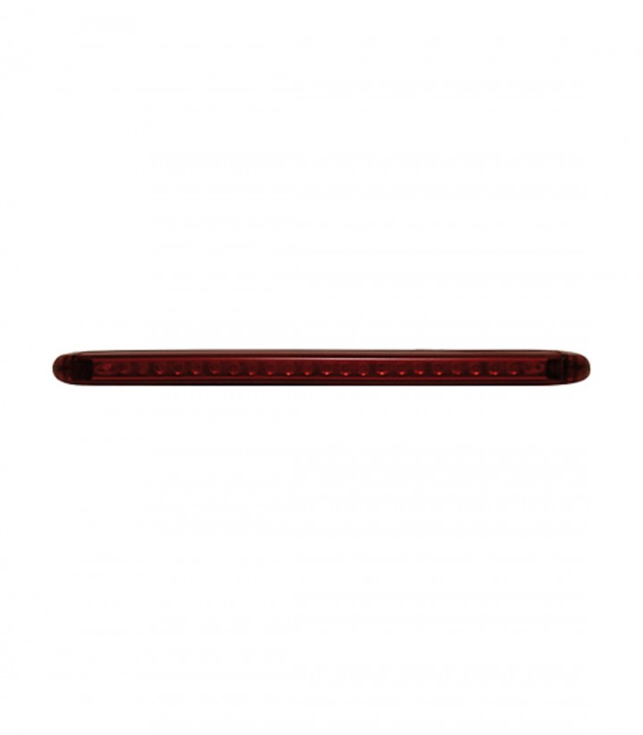 Piloto Trasero LED Highsider String Negro con Cristal Rojo