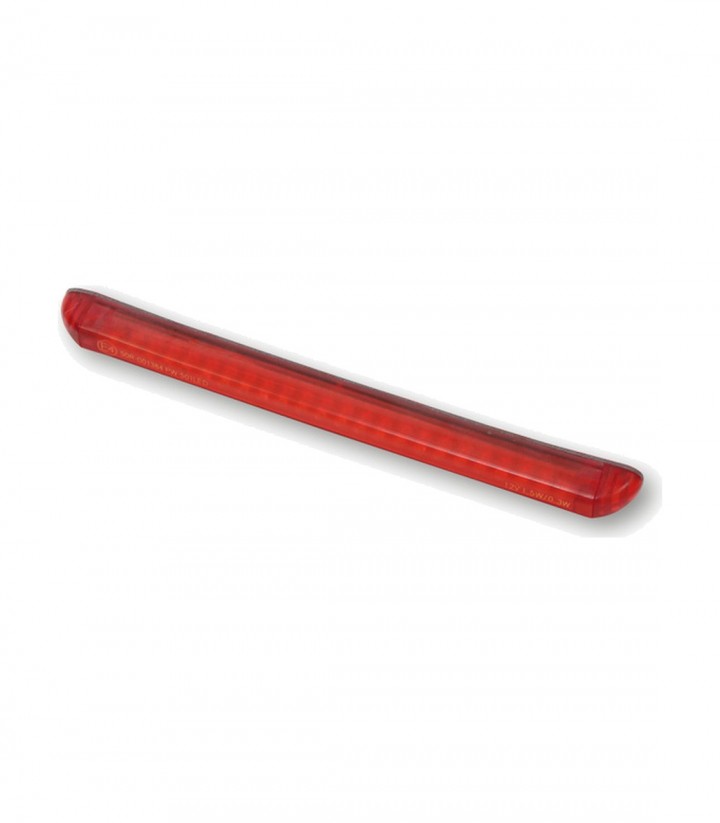Piloto Trasero LED Highsider String Negro con Cristal Rojo