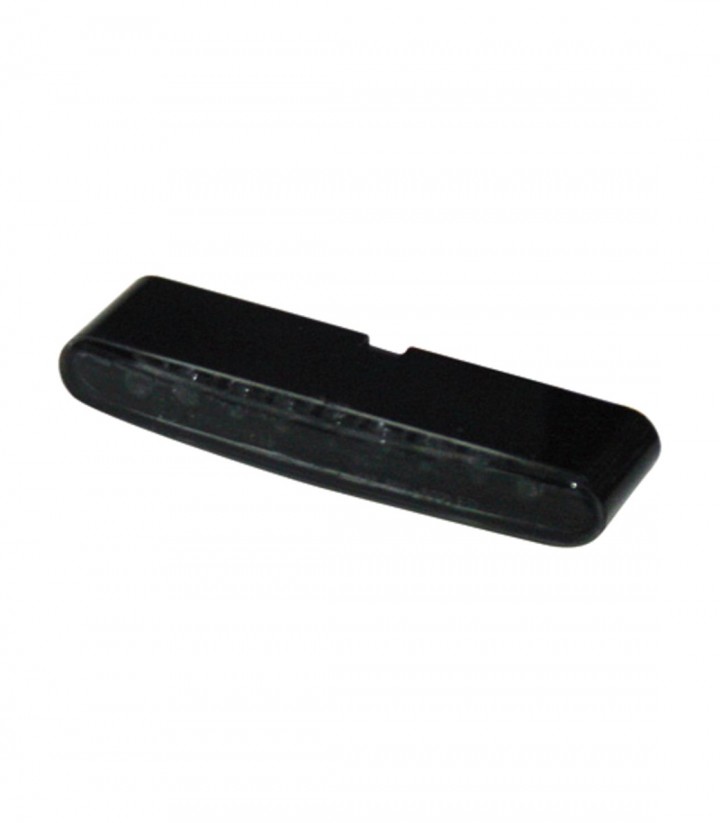 Piloto Trasero LED Highsider Stripe Negro con Cristal Ahumado