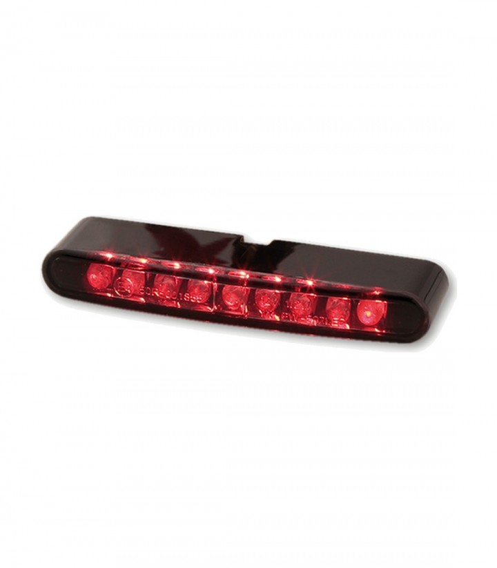 LED-Rücklicht Highsider Stripe Schwarz mit getöntem Glas