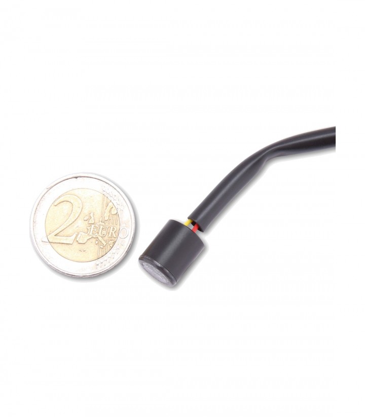 Piloto Trasero LED Highsider Ton Negro con Cristal Ahumado