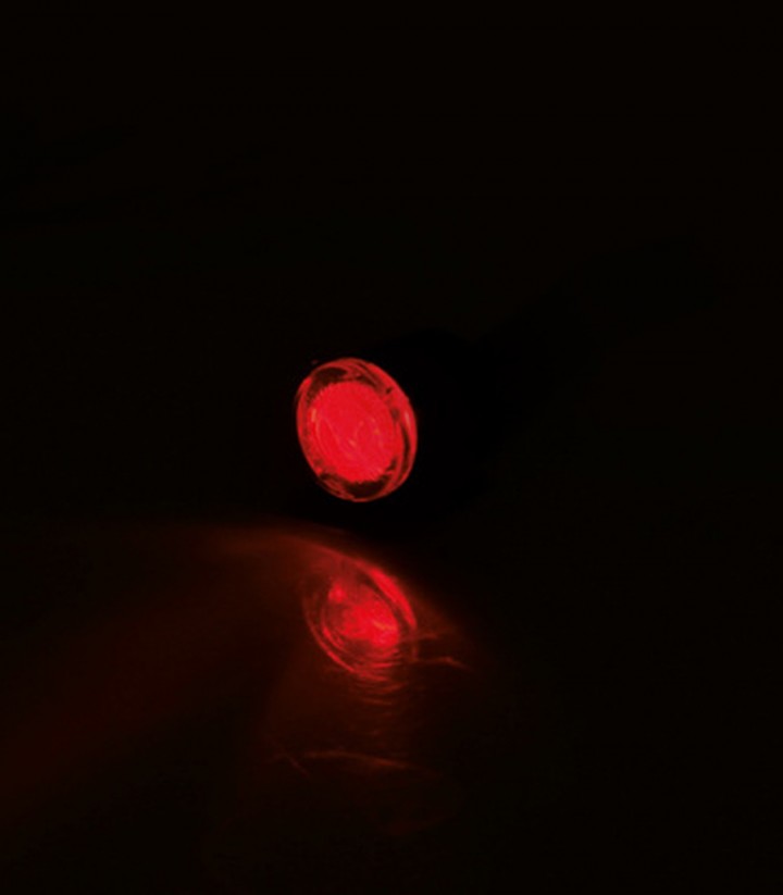 Piloto Trasero LED Highsider Ton Negro con Cristal Ahumado